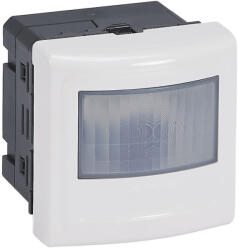 Legrand Program Mosaic mozgásérzékelős (PIR) kapcsoló, 2-150 W (LED max. 100 W), 2 vezetékes, beépített nyomóval, fehér, LEG078459A (078459A)