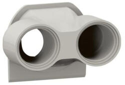 Legrand Plexo 55 tömszelence 2 bemenettel ISO20, szürke - 069670L (069670L)