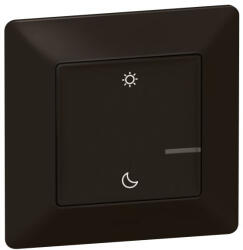 Legrand 756389 Valena Life-Netatmo okos vezeték nélküli ébredés/elalvás szcenárió kapcsoló (ETV), falon kívüli, 1-es kerettel, fekete (756389)