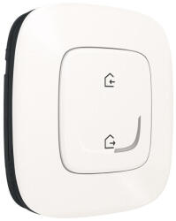 Legrand 752986 Valena Allure-Netatmo okos vezeték nélküli távozás/érkezés szcenárió kapcsoló (ETV), falon kívüli, 1-es kerettel, gyöngyház (752986)