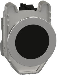 Schneider Electric Harmony XB4 - XB4FA21 - panelbe süllyesztett komplett fém nyomógomb, Ø30, visszatérő, 1NO, fekete (XB4FA21)