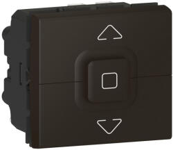 Legrand Program Mosaic redőnykapcsoló, matt fekete - 079126L (079126L)