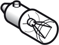 Schneider Harmony XB4 - DL1CE012 -víztiszta izzó BA9 aljzattal - 12 V / 2.6 W (DL1CE012)