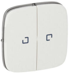 Legrand Valena Allure kettős kapcsoló burkolat, fj, gyöngyház, LEG755229 (755229)