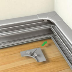 Legrand 11239 DLP alu külkönyök 65x150 2 rekesz (11239)