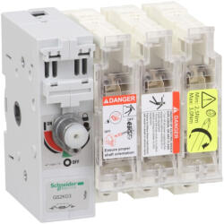 Schneider Electric TeSys - GS2KG3 - Biztosítóbetétes megszakító szakaszoló (GS2KG3)