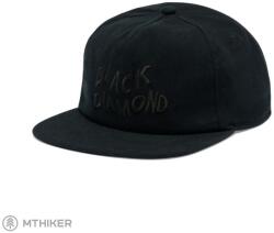 Black Diamond BD WASHED baseball sapka, Black/Black Wavy Black Diamond