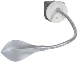 Legrand 67657 Céliane olvasólámpa kapcsolóval, titán, flexibilis szárral (67657)