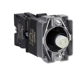 Schneider Electric Easy Harmony XB2 - ZB2BWM52C - Világító aljzat, gallér, narancssárga LED, fém (ZB2BWM52C)