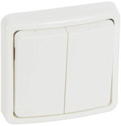 Legrand Plexo 66 kettős váltókapcsoló süllyesztett - 684554 (684554)