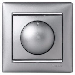 Legrand 770261 Valena forgatógombos fényerőszabályzó 40-400W (izzó- és halogén), alumínium (770261)