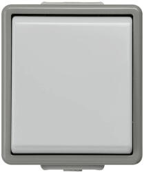 Siemens 5TA4701 101 kapcsoló, falon kívüli, IP44, DELTA flat, sötétszürke/szürke (5TA4701)