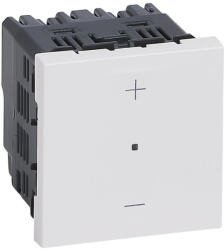 Legrand Program Mosaic nyomógombos fényerőszabályzó 150W, 3 vezetékes, fehér - 078408A (078408A)