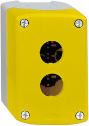 Schneider Electric Harmony XALK - XALK02 - tokozat vészleállítóhoz, sárga, üres, 2 kivágás (XALK02)