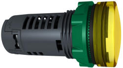 Schneider Electric Harmony XB5 - XB5EVG8 - sárga monolitikus jelzőlámpa Ø22 egyszerű búra LED - del 110. . . 120V (XB5EVG8)