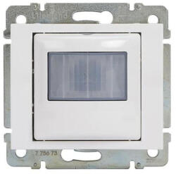 Legrand 775673A Galea Life mozgásérzékelős (PIR) kapcsoló, 0-2000 W (LED max. 500 W), nulla (N) vezető bekötéssel, fehér (775673A)