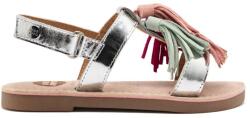Gioseppo Metál hatású szandál bojtokkal, Többszínű, 35 EU (806574249-P-MULTICOLOR-35)