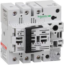 Schneider Electric TeSys - GS1DD3 - Biztosítóbetétes megszakító szakaszoló (GS1DD3)