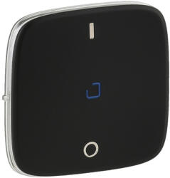 Legrand 755048 Valena Allure kétpólusú kapcsoló burkolat, fj, fekete (755048)