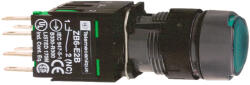 Schneider Electric Harmony XB6 - XB6AF3B1B - Ø16 komplett világító nyomógomb, kerek, zöld (XB6AF3B1B)