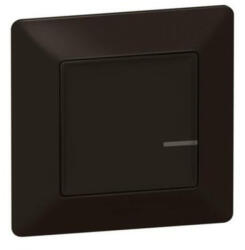Legrand Valena Allure Netatmo fekete okos kapcsoló/dimmer (végrehajtó), nulla vezető nélkül (retrofit), keret nélkül 756384A Legrand (756384A)