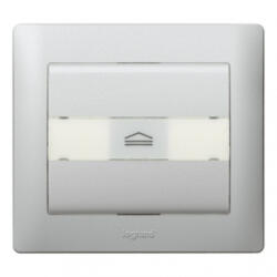 Legrand GALEA LIFE 771354 hotelkártyakapcsoló burkolat, alumínium (771354)