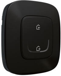 Legrand 752886 Valena Allure-Netatmo okos vezeték nélküli távozás/érkezés szcenárió kapcsoló (ETV), falon kívüli, 1-es kerettel, fekete (752886)