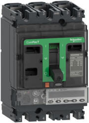 Schneider Electric ComPacT NSX (2021) - C10R35E100 - Megszakító NSX100R, 200 kA 415 VAC, MicroLogic 5.2 E kioldóegység 100 A, 3P3d (C10R35E100)