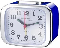Technoline Modell XL analóg ébresztőóra kék-fehér (Modell XL blue)