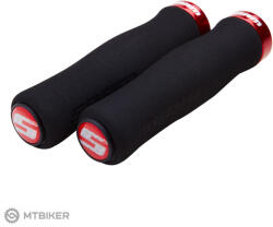 Sram Locking formázott keményhab markolat, fekete/piros