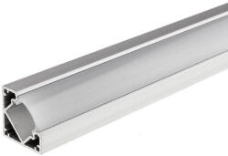 Clearled LED szalaghoz alumínium sín szett 45 fokos sarki matt fedéllel együtt 2fm CLS67632M ClearLED (CLS67632M)