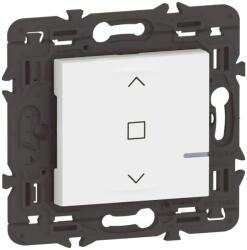 Legrand Program Mosaic Netatmo fehér okos redőny/zsaluzia kapcsoló (végrehajtó), nulla (N) vezető bekötéssel, keret nélkül 077706LA Legrand (077706LA)