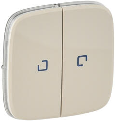 Legrand 755226 Valena Allure kettős kapcsoló burkolat, fj, elefántcsont (755226)