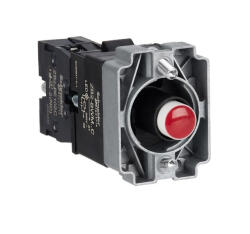 Schneider Electric Easy Harmony XB2 - ZB2BWM42C - Világító aljzat, gallér, piros LED, fém (ZB2BWM42C)