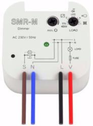 Elko Ep SMR-M 230V kapcsoló alá szerelhető, Elko Ep, 4377 LED izzók és energiatakarékos fénycsövek fényerőszabályzására! (4377STANDARD)