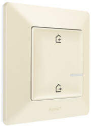 Legrand 752286 Valena Life-Netatmo okos vezeték nélküli távozás/érkezés szcenárió kapcsoló (ETV), falon kívüli, 1-es kerettel, elefántcsont (752286)
