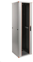 Legrand Leg. EVO42U6060 hálózati rackszekrény, 19coll 42U 600x600x1894 szürke szimpla üvegajtó / kidönthető hátlap MAX: 1000 kg Evoline/Estap (EVO42U6060)
