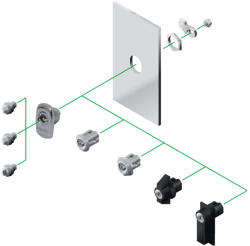 Schneider Electric Spacial S3X - NSYSTDCSX -Zár CRSX szekrényhez (NSYSTDCSX)