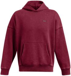 Under Armour Férfi szabadidős cipzár nélküli pulcsi Under Armour ICON HWT FLEECE WASH OS HOOD piros 1386552-625 - XL
