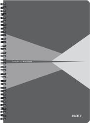 Leitz Office A4, puha borító, vonalas, szürke (46481085)