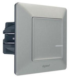Legrand 752384A Valena Life-Netatmo okos kapcsoló/dimmer (végrehajtó), nulla vezető nélkül (retrofit), 1-es kerettel, alumínium (752384A)