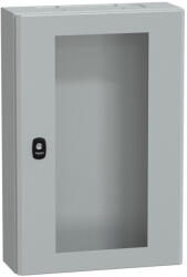 Schneider Electric Infraplus Small Office - NSYS3DM6415T - S3DM moduláris szekrények H600XW400XD150 üvegajtós (NSYS3DM6415T)