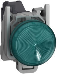 Schneider Electric Harmony XB4 - ATEX DG - XB4BVBM3GEX - komplett LED jelzőlámpa, Ø22, 24-240VAC/DC, zöld (XB4BVBM3GEX)