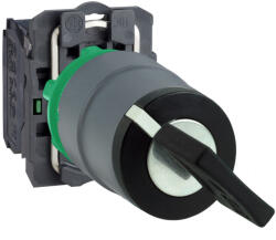 Schneider Electric Harmony XB5 - XB5AG61C0 - komplett műanyag kapcsoló, Ø22, 455 kulcsos, 2 állású, 1NO, szürke körgyűrű (XB5AG61C0)