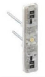 Legrand 752058 Valena Allure Bepattintható LED lámpa jelzőfénnyel felszerelhető és nulla vezetékes váltókapcsolóhoz, kék (752058)