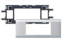 Legrand Program Mosaic DLP alu keret 4 modulos, 85 mm fedélhez - 11214 (11214)