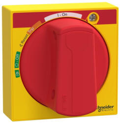 Schneider Electric ComPacT NSXm (2021) - LV426998T - Univerzális kar rotációs hajtás, NSXm, piros kar sárga előlapon, IP54 (LV426998T)