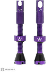 Peaty's Peatys x Chris King MK2 cső nélküli szelepek, 42 mm-es golyósszelep, lila