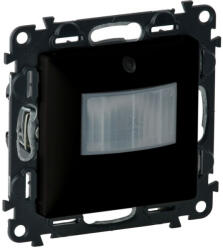 Legrand 756373A Valena Life mozgásérzékelős (PIR) kapcsoló, 0-2000 W (LED max. 500 W), nulla (N) vezető bekötéssel, fekete (756373A)