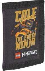 LEGO Pénztárca, tépőzáras, LEGO "Ninjago Cole", fekete-mintás (L202882513) - primatinta